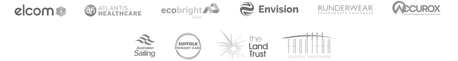 Client logos - companies already using Joiin for consolidated financial reporting