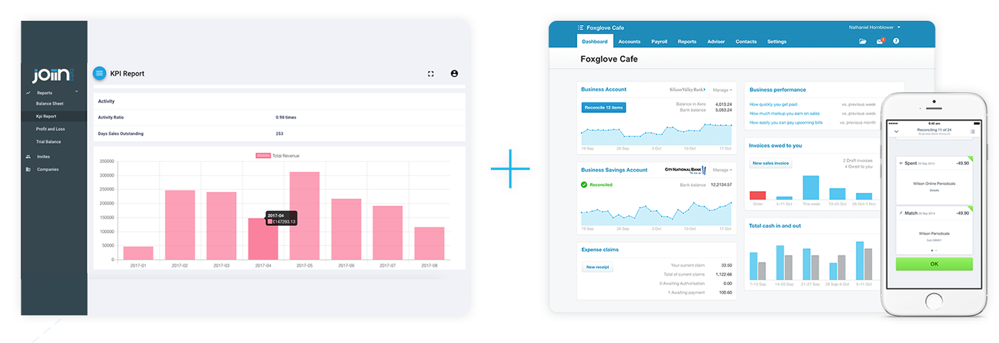 Joiin is your Xero reporting app, delivering consolidated reporting to Xero