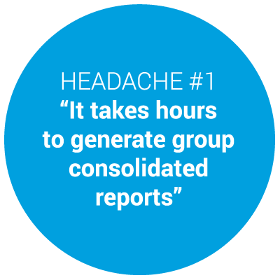 Reporting headache #1: It takes hours to generate group consolidated reports