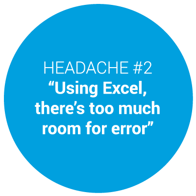 HEAReporting headache #2: Using Excel, there’s too much room for error