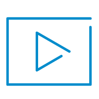 Video icon symbolising how to watch an on-demand demo