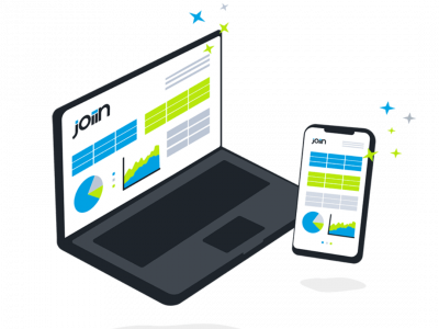 Joiin on laptop and mobile