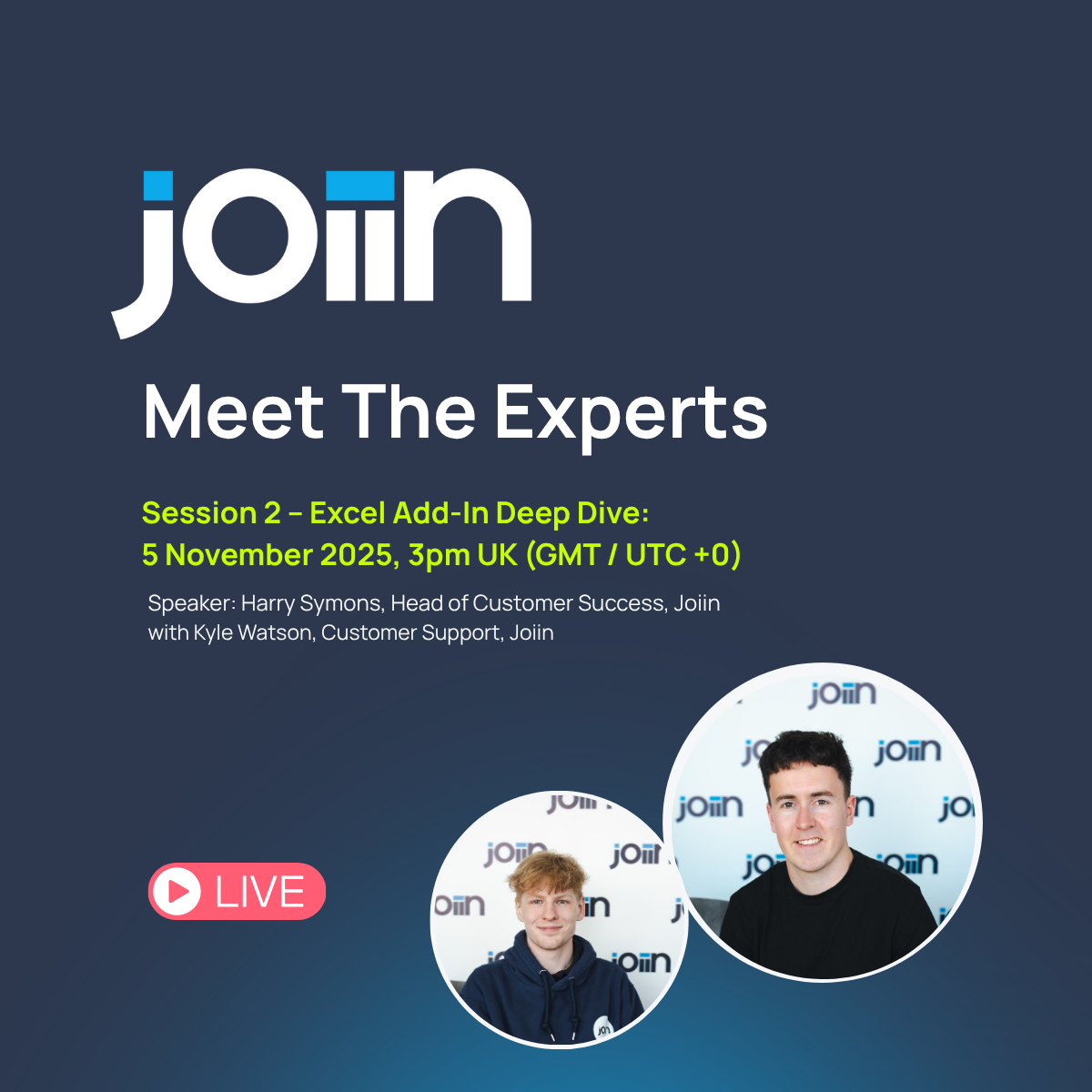 Joiin Meet the Experts Webinar Series: Session 2 Recap - Joiin