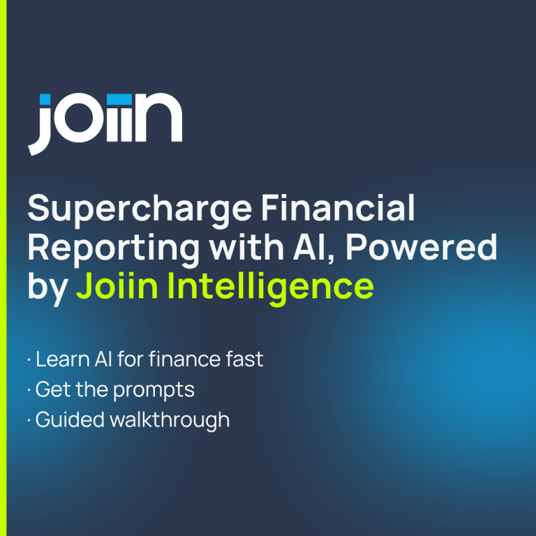 Supercharge Financial Reporting with AI, Powered by Joiin Intelligence