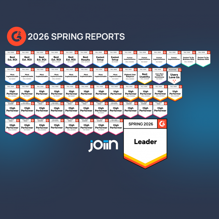 Hero banner with the title '2026 SPRING REPORTS' and a row of award badges beneath on a dark gradient background.